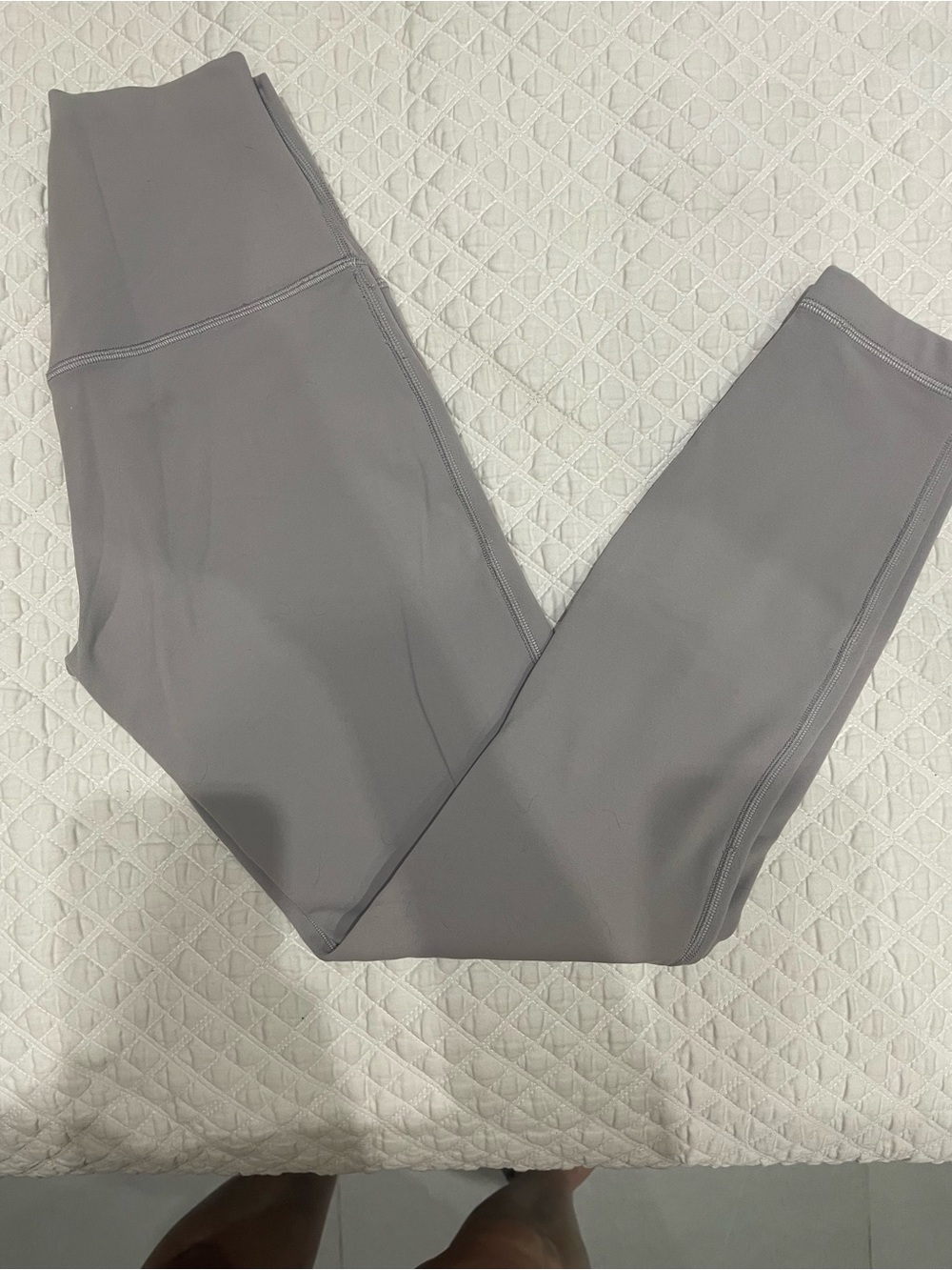 lululemon athletica Light Gray High-Rise Leggings
